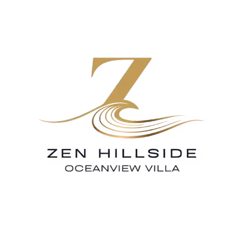 Zen Hillside Oceanview Villa Logo